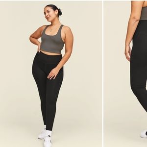 Compressive high-rise legging